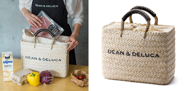 DEAN & DELUCA × BEAMS COUTURE刺繡編織保冷購物袋